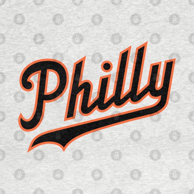 Philly Script - White/Black by KFig21